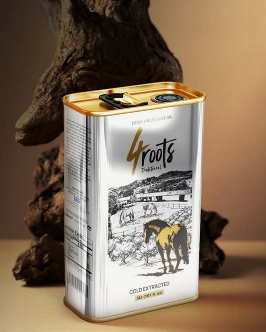 4 Roots Extra Virgin Olive Oil 3Lt
